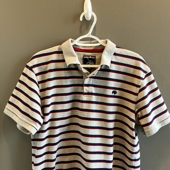 Raging Bull Gray, Blue & Red Men’s Polo Size Large - Picture 8 of 13